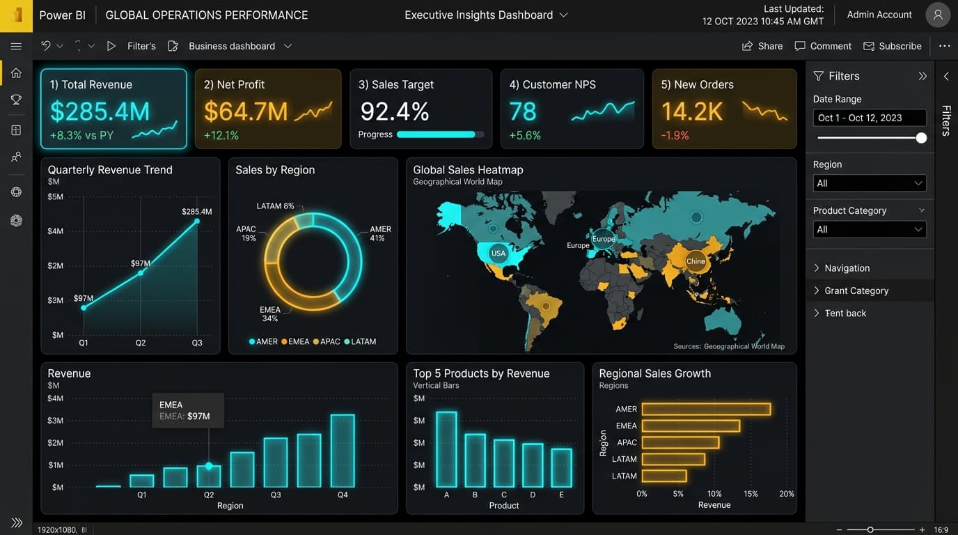 Business Intelligence Dashboards